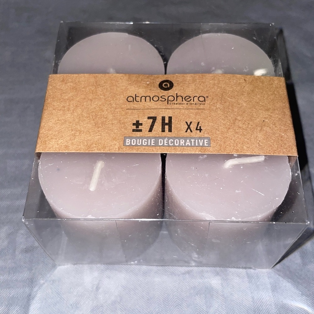 Unscented Candles
